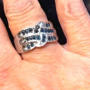 Luxury Elegant diamond wedding ring